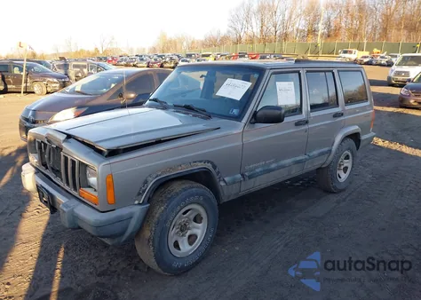 2000 Jeep Cherokee Sport from USA, damaged, VIN 1J4FF48SXYL131544